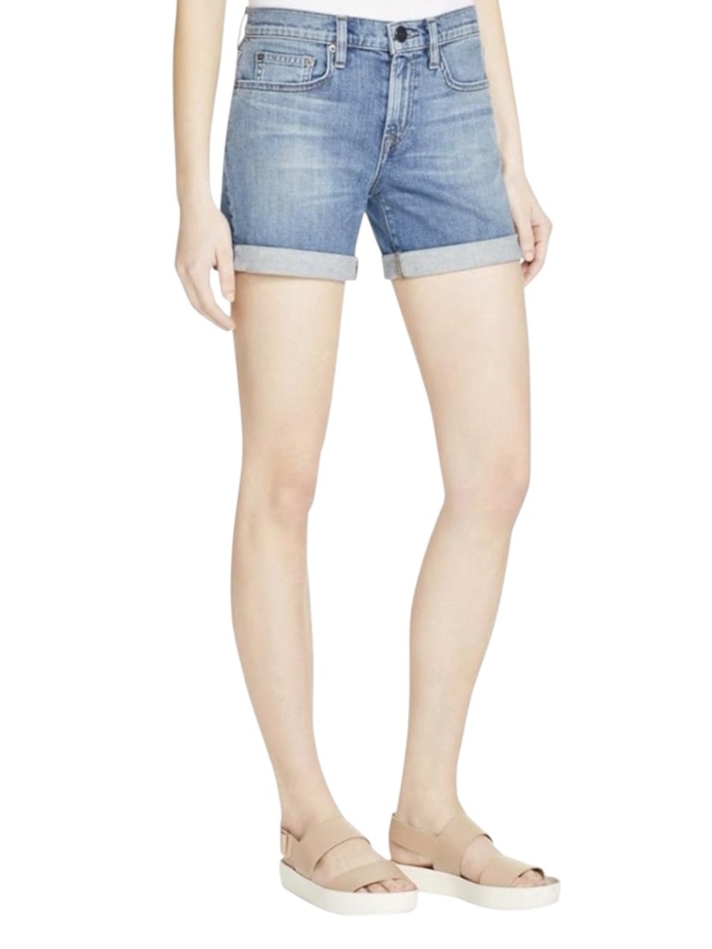 VINCE Mason Relaxed Rolled Shorts in Greenpoint Ave Size 26